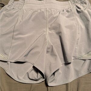 Lululemon hotty hot shorts in grey size 12